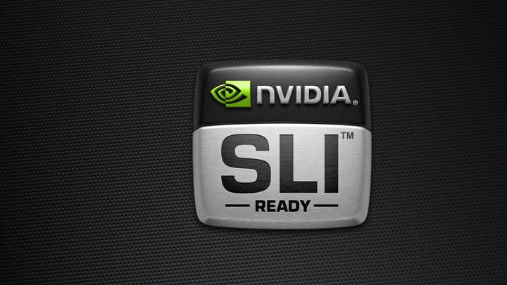 Nvidia Sli Ready And Black Dotted Background